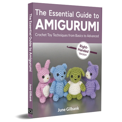 Cover of The Essential Guide to Amigurumi (right-handed paperback version) by June Gilbank